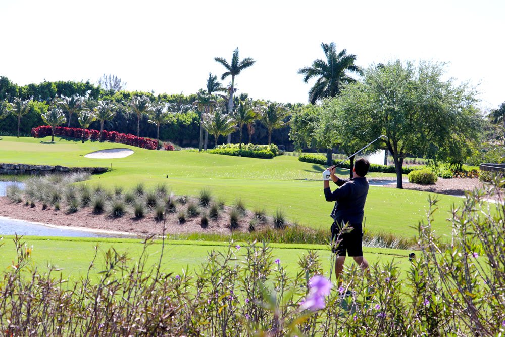 Golf course in south Florida